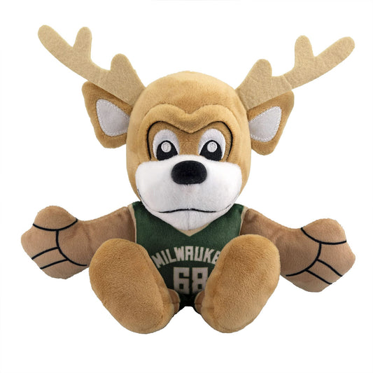 Bleacher Creatures Bango Kuricha plush, 8 inches tall, bean bag bottom for stable display.