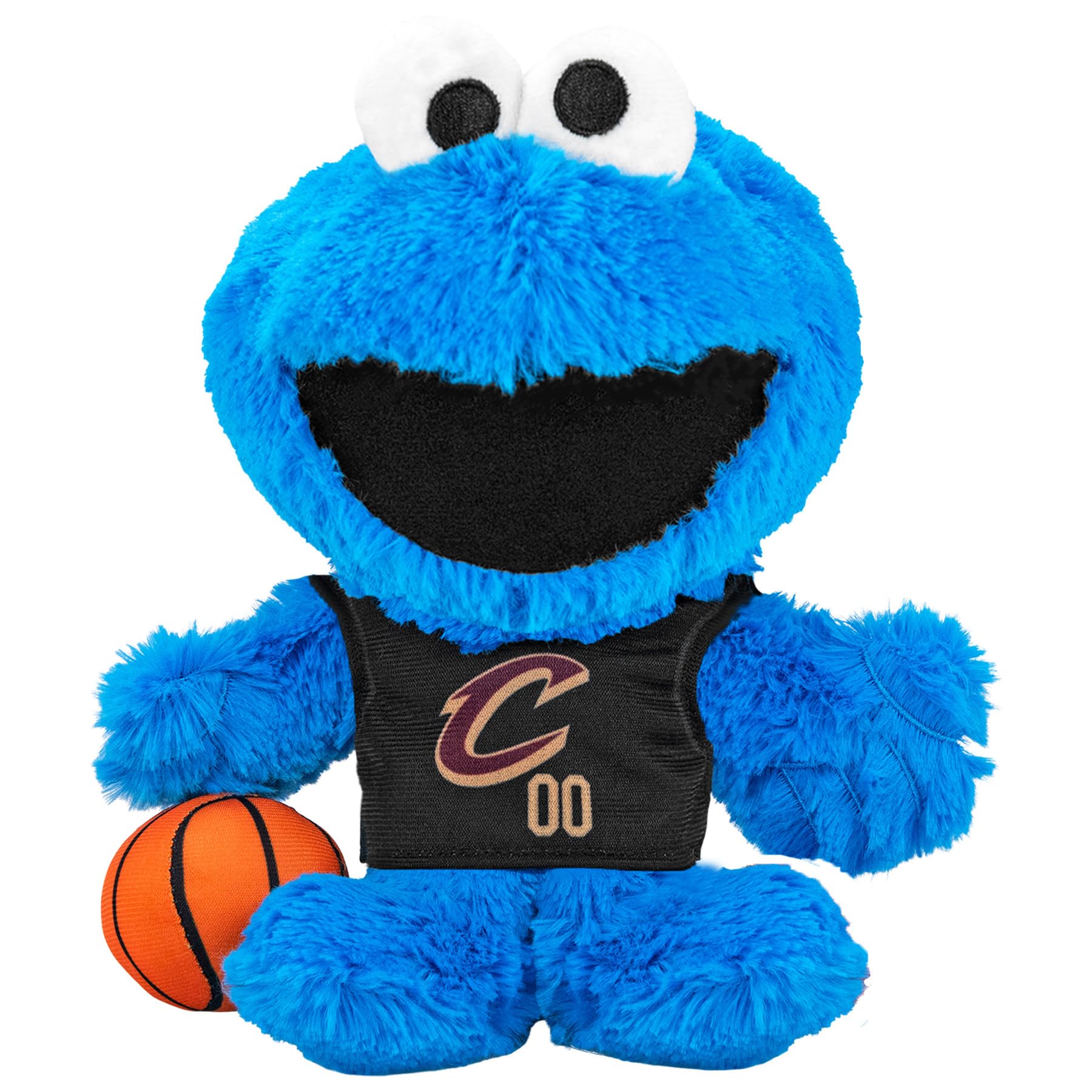 Bleacher Creatures Cavaliers Cookie Monster 8-inch plush for display