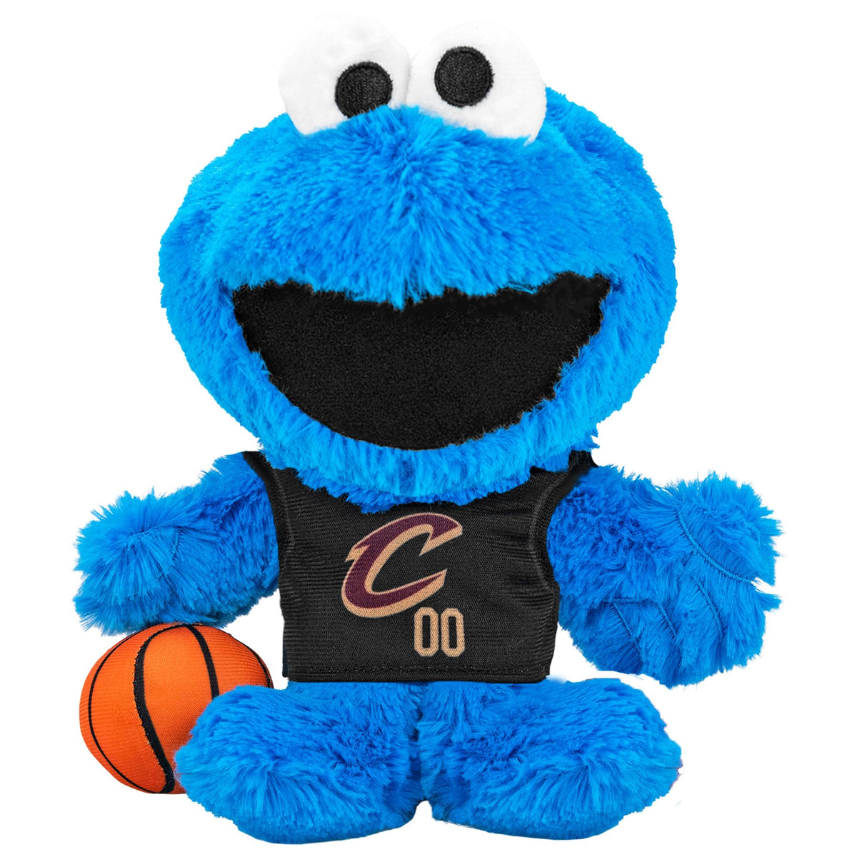 Bleacher Creatures Cavaliers Cookie Monster 8-inch plush for display