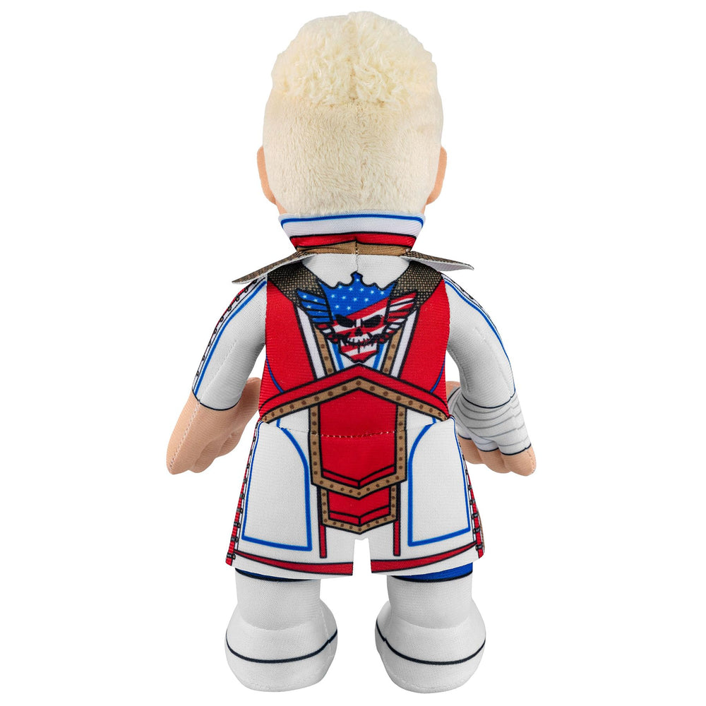 Bleacher Creatures Cody Rhodes 10-inch plush, gift-ready for fans and collectors.