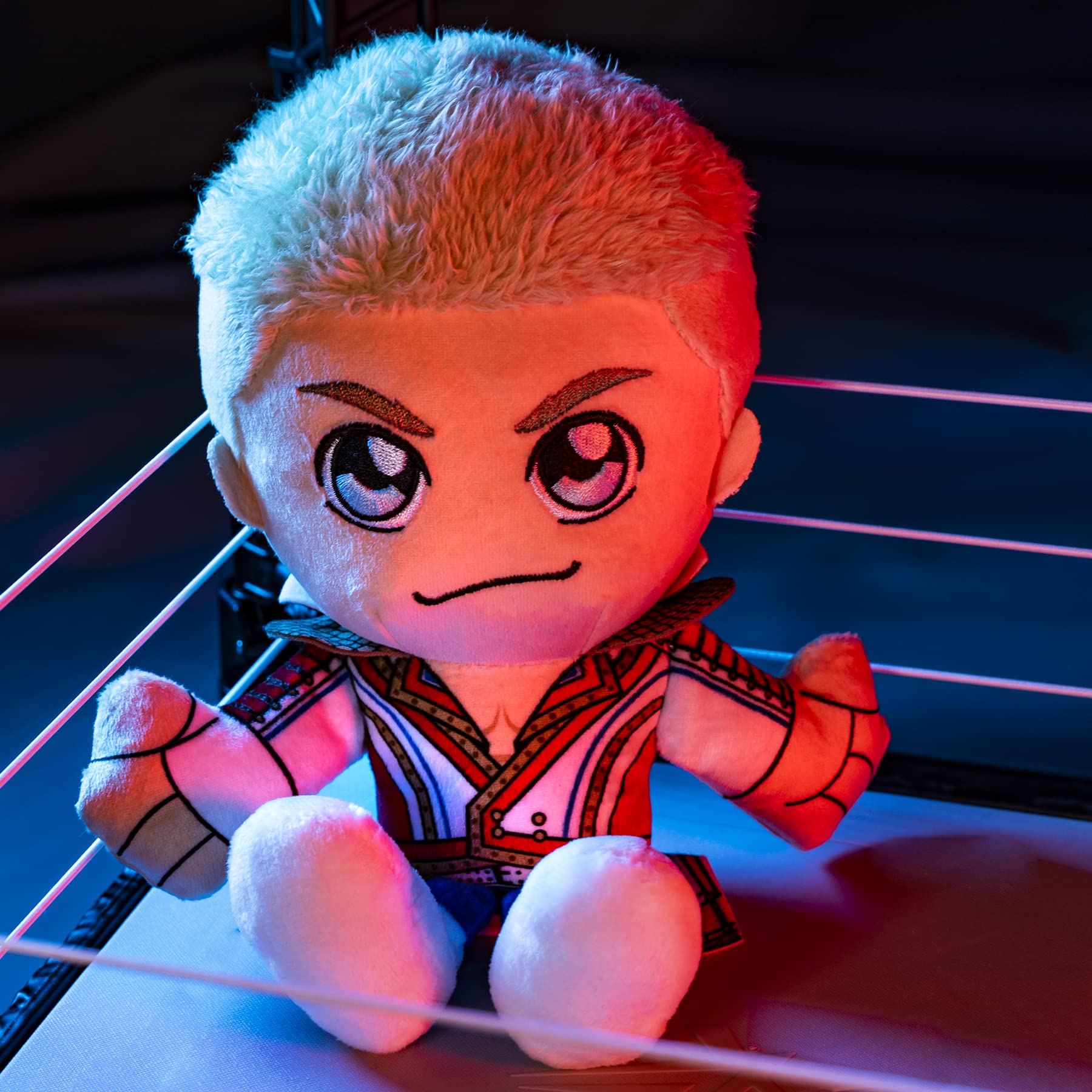 Bleacher Creatures Cody Rhodes couch display plush for living room.