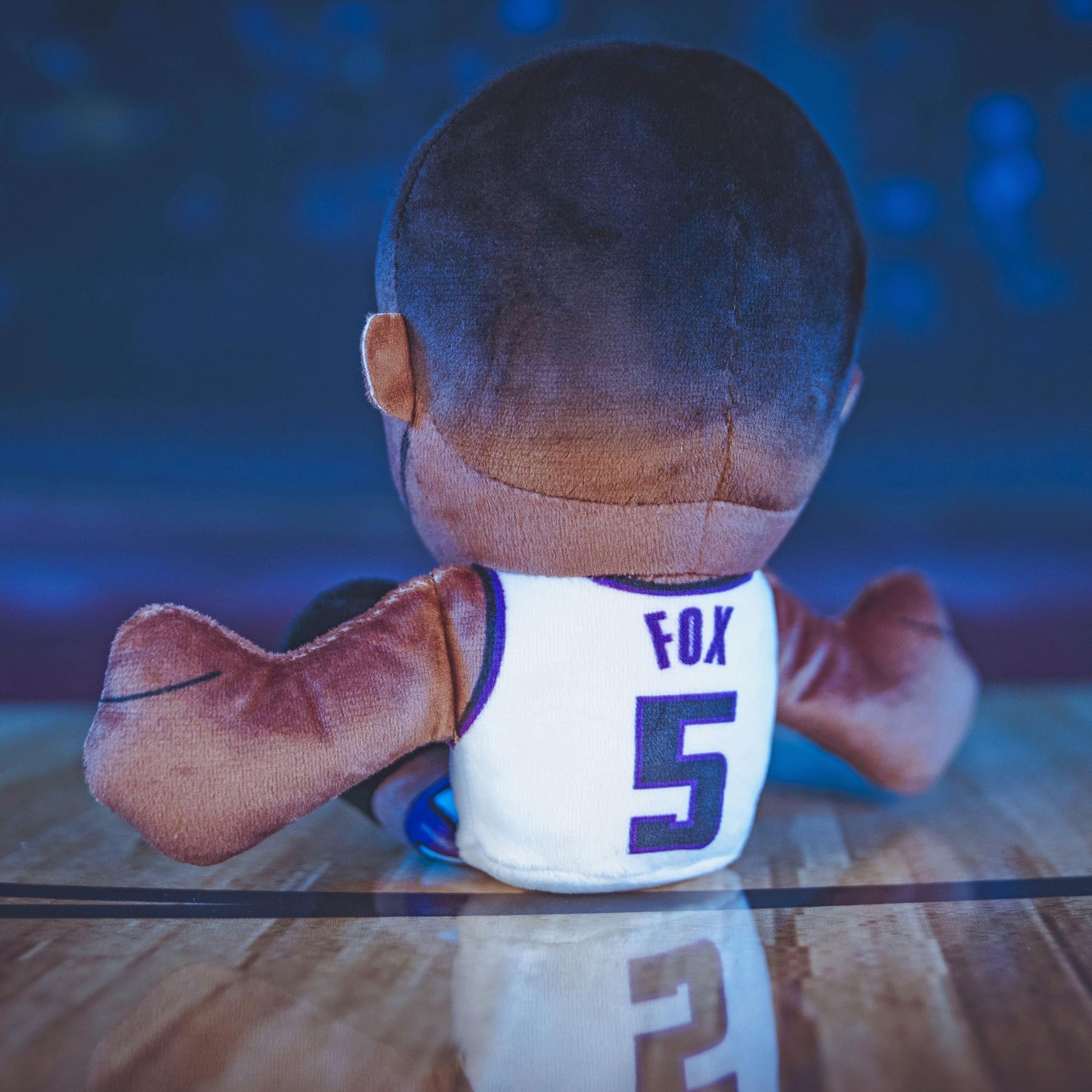 Bleacher Creatures De'Aaron Fox plush packaged for gifting.