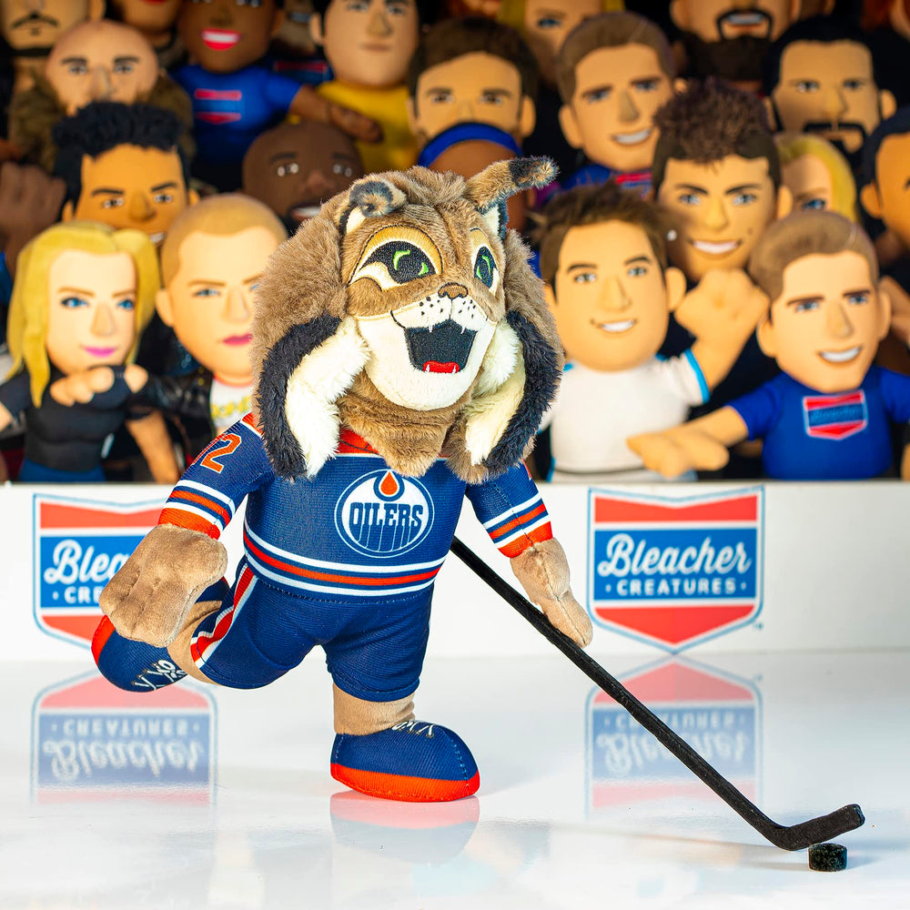 Bleacher Creatures Edmonton Oilers Hunter 10 display-ready pose ideal for desks