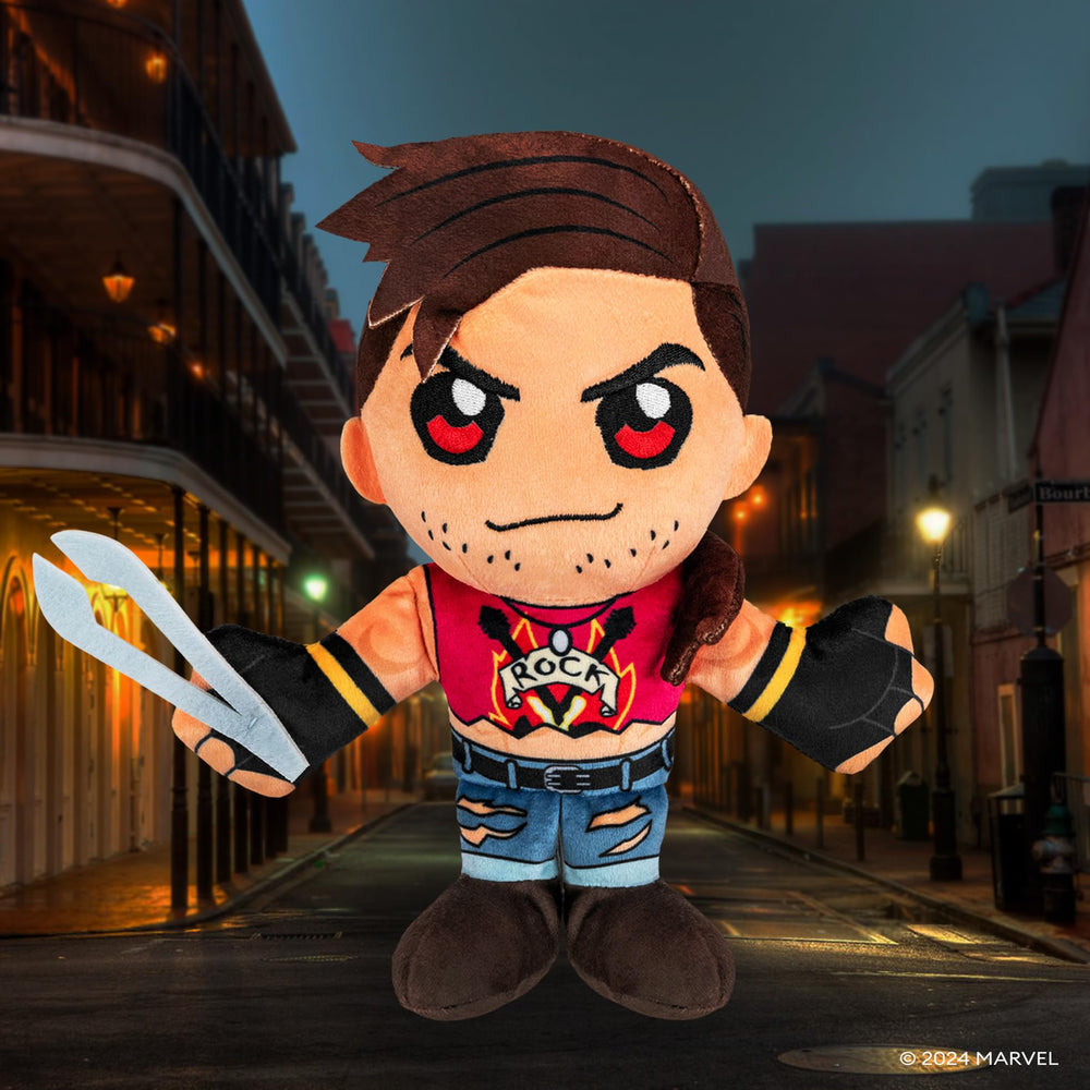 Bleacher Creatures Gambit Kuricha collectible plush enhances any mutant display.