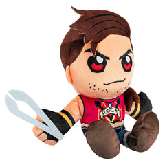 Bleacher Creatures Gambit Kuricha plush features ultra-soft crystal velboa fabric for comfort.