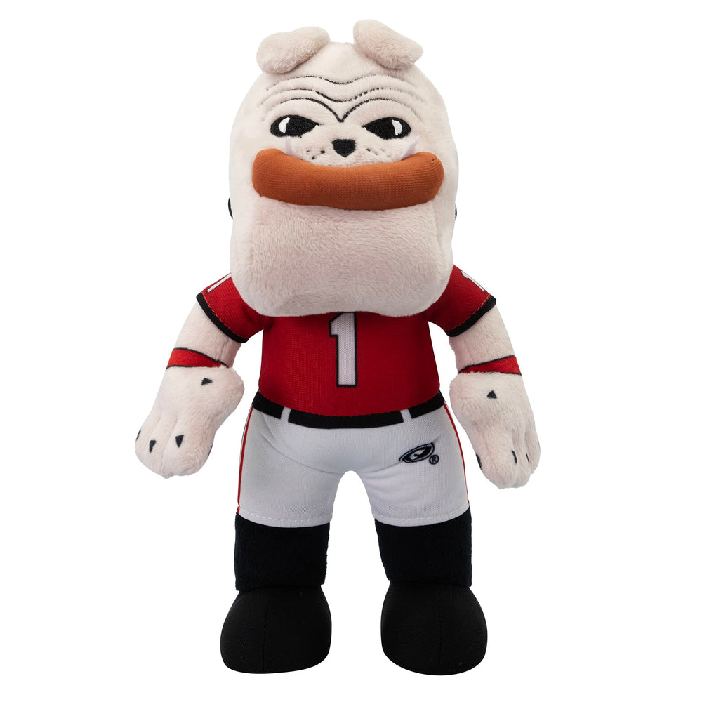 Bleacher Creatures Hairy Dawg plush face view, soft fabric for display at home.