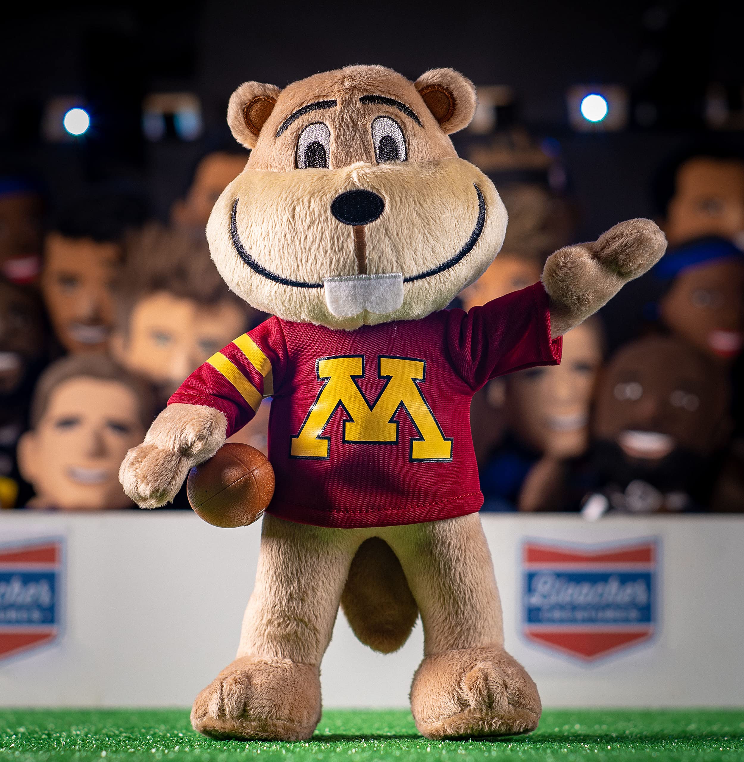 Bleacher Creatures Goldy Gopher plush detail clothing showing authentic colors