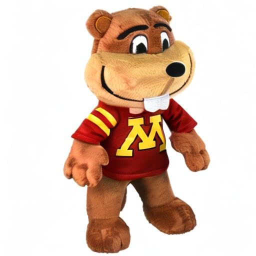 Bleacher Creatures Goldy Gopher plush packaging showing gift-ready presentation