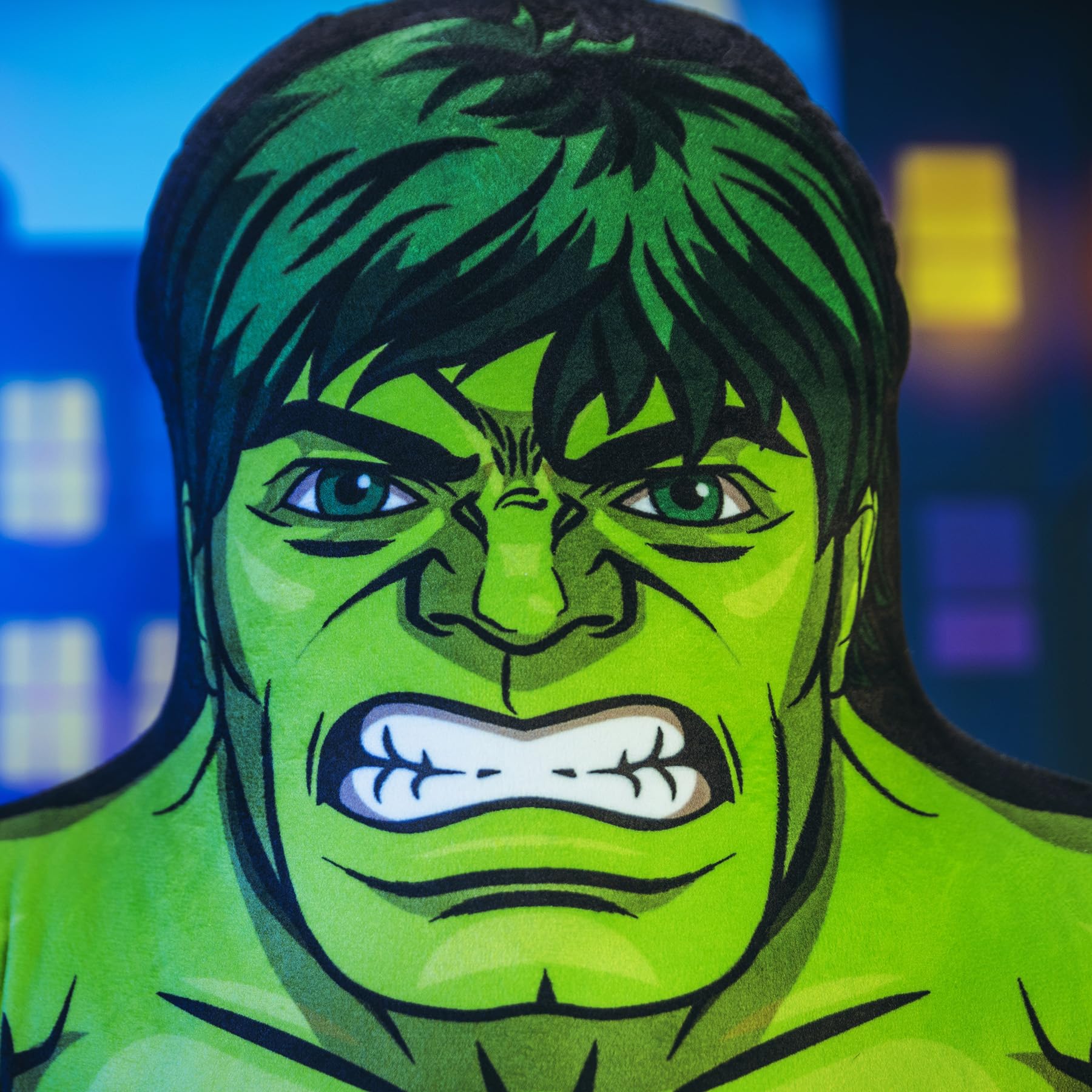 Bleacher Creatures Hulk 181 plush stitching detail ensures lasting cuddle action.