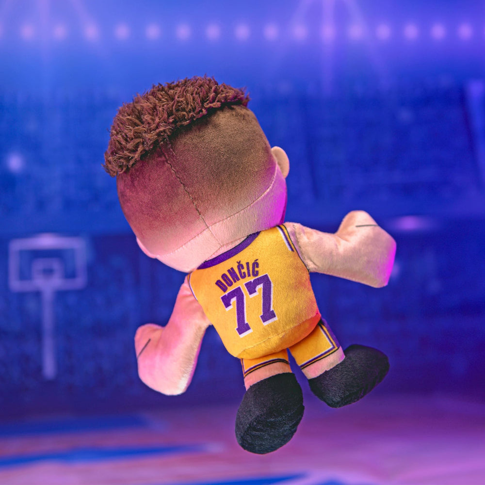 Bleacher Creatures Luka Doncic plush gift-ready packaging for gifting.