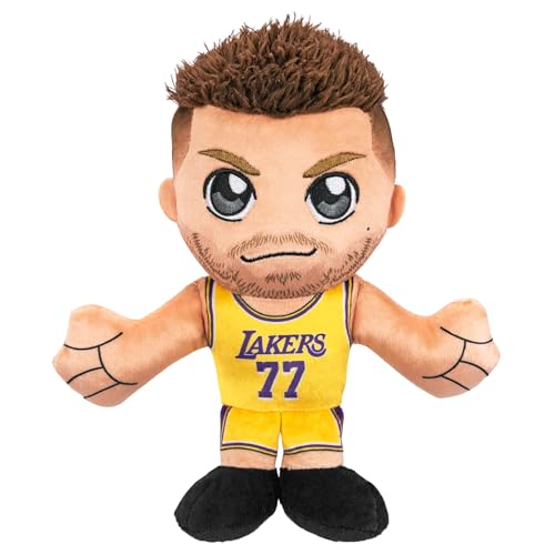 Bleacher Creatures Luka Doncic 8-inch plush side view for shelf decor.