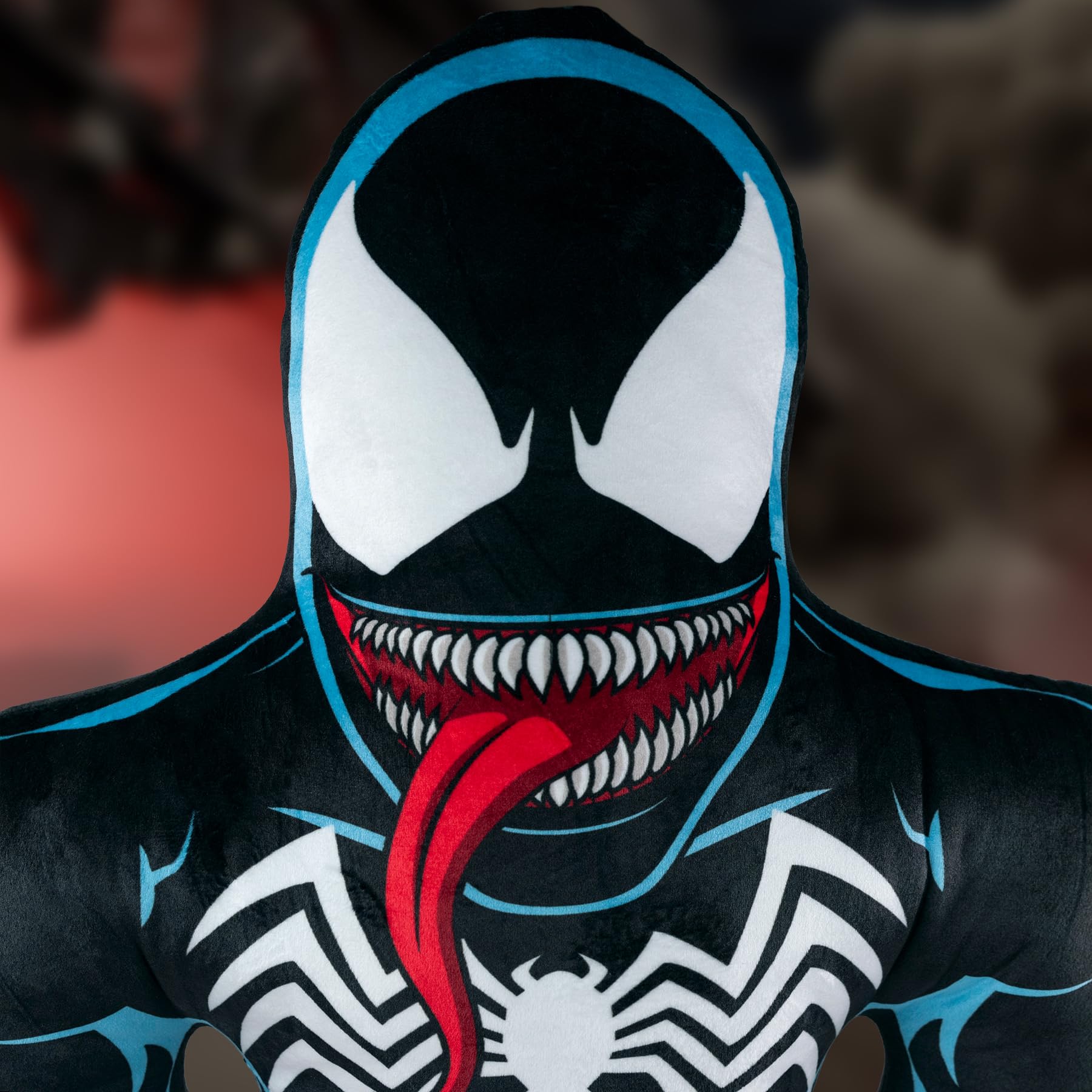 Bleacher Creatures Venom Bleacher Buddy official Marvel license badge visible.