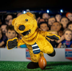 Bleacher Creatures Nittany Lion ready for social media photos and posts.