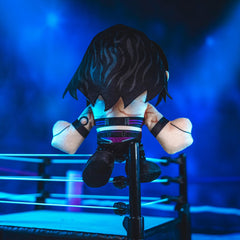 Bleacher Creatures Rhea Ripley 8-inch Kuricha plush, display-ready for collectors