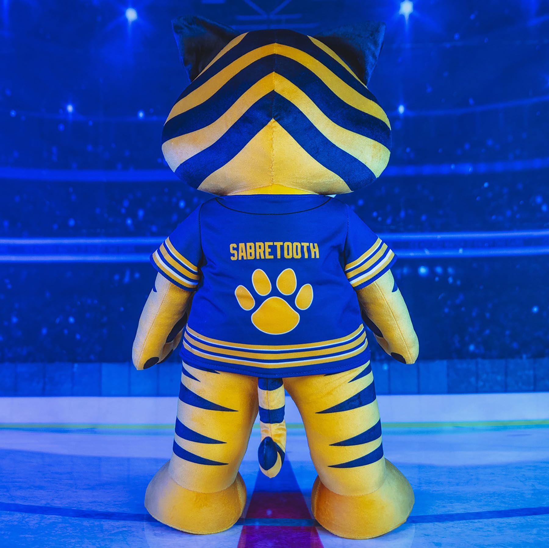Bleacher Creatures Sabretooth logo-detail in vibrant Sabres colors