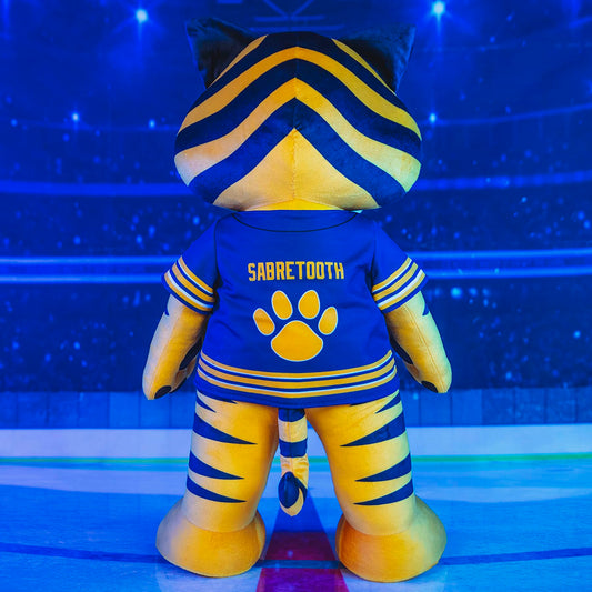 Bleacher Creatures Sabretooth logo-detail in vibrant Sabres colors