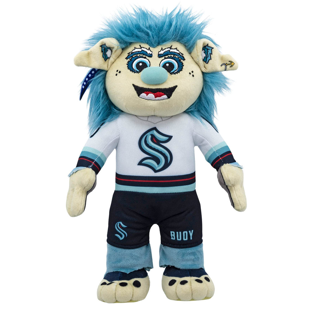 Bleacher Creatures Seattle Kraken Buoy 10-inch plush in full view for display or cuddle.