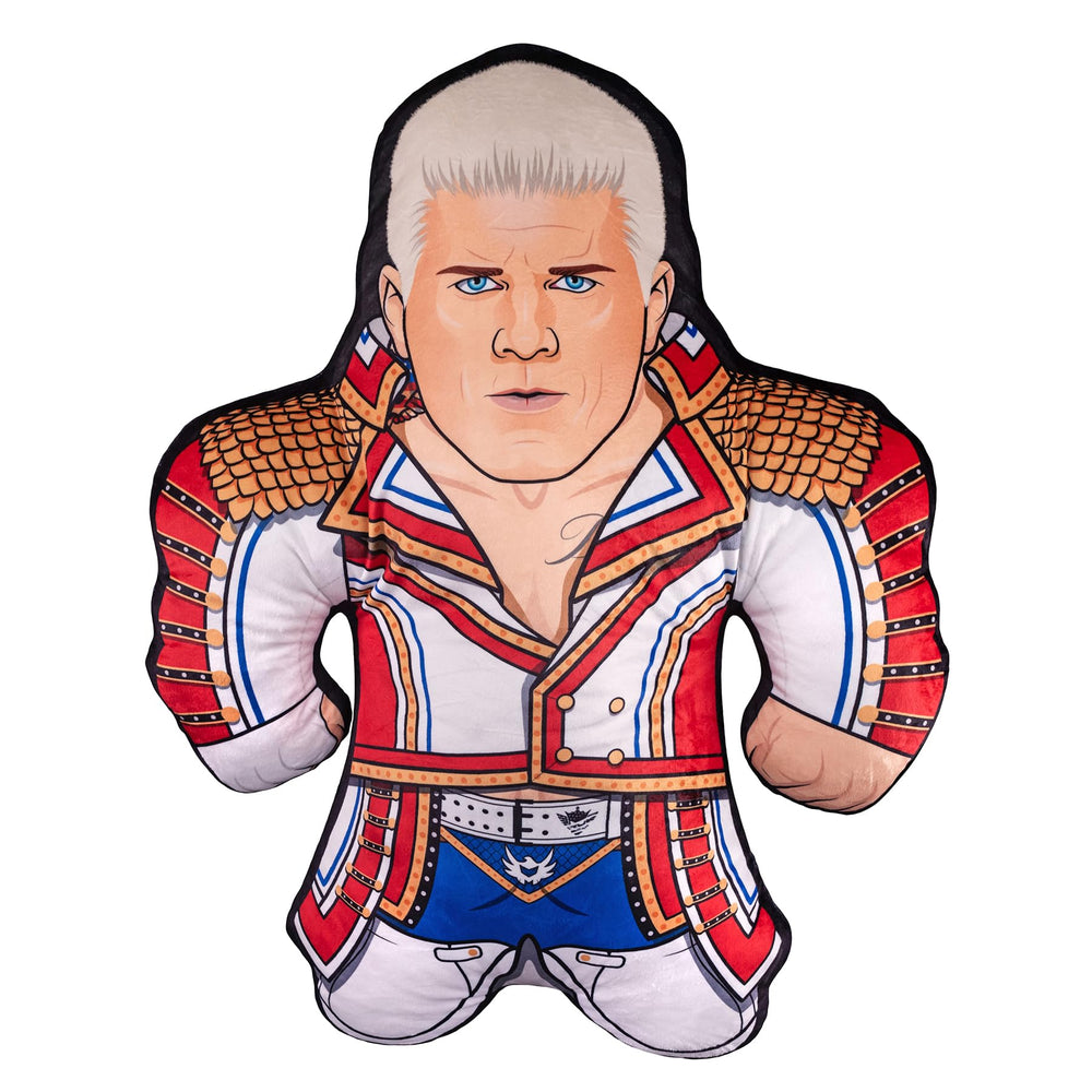 Bleacher Creatures WWE Cody Rhodes 24-inch plush front view, soft and cuddly for display