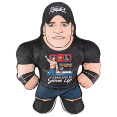 Bleacher Creatures John Cena 24-inch Bleacher Buddy front view enhances display and collectibility.