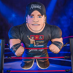 Bleacher Creatures John Cena 24-inch plush material highlights softness and durability.