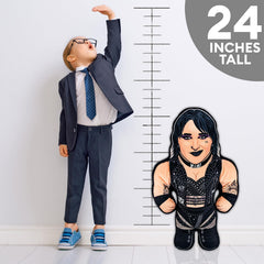 Bleacher Creatures WWE Rhea Ripley plush, collectors item for display and play.