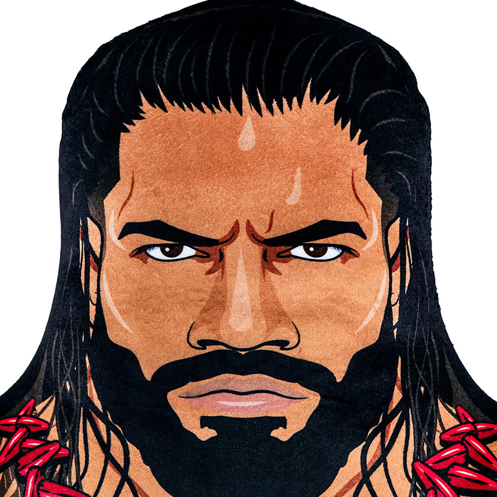 Bleacher Creatures WWE Roman Reigns detailed embroidery captures logos and character flair.
