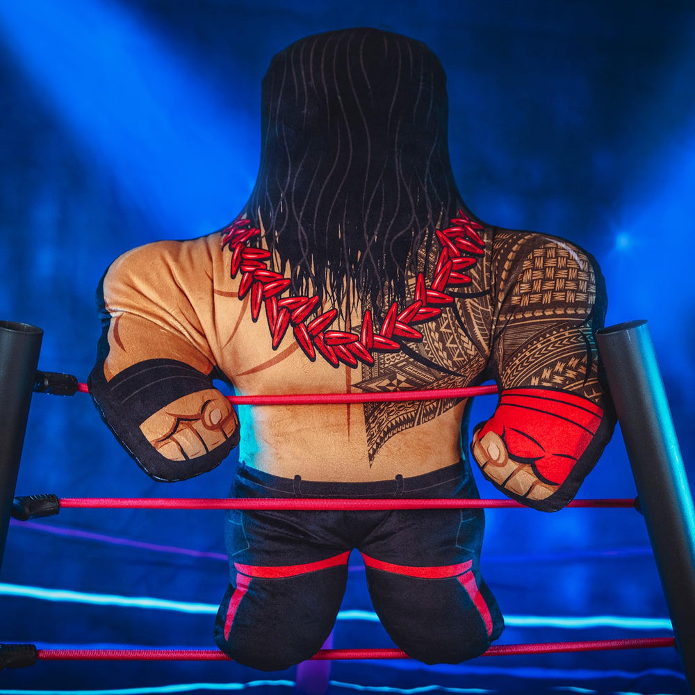 Bleacher Creatures WWE Roman Reigns huggable companion for storytelling and cozy playtime.