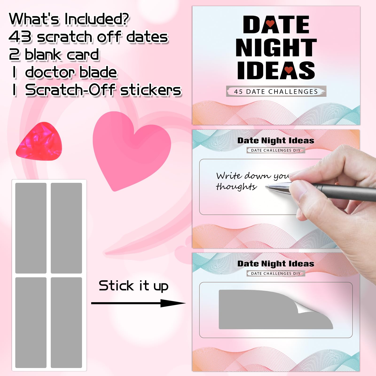 blesky scratch-off cards use high-quality stock and finish