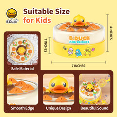 BLF FUN B.Duck batteries image reminds parents about power requirements for playtime.