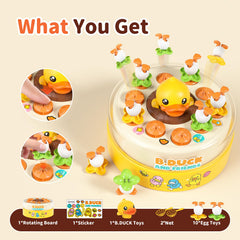 BLF FUN B.Duck toy image shows colorful duck figure for capturing fun and focus.