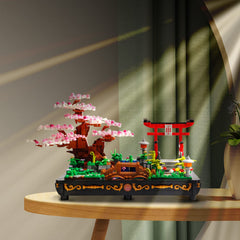 BLHCX assembled bonsai on a coffee table enhances decor