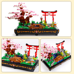 BLHCX mini bricks showcase delicate blossoms and tiny leaves