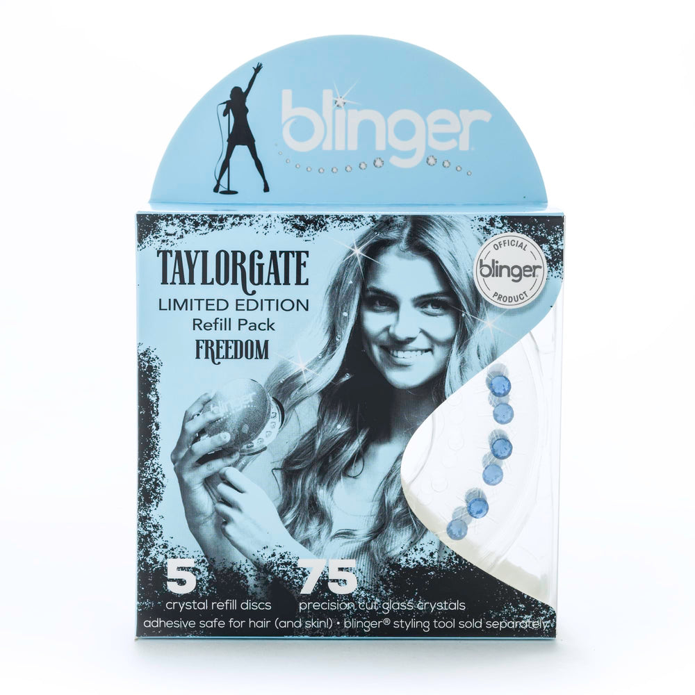 Blinger crystal refill 75 crystals in 5 discs for instant sparkle.