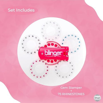 Decorating clothes and accessories for school events and parties with Blinger gems.