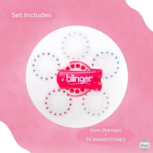 Decorating clothes and accessories for school events and parties with Blinger gems.