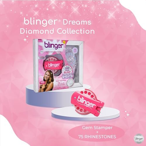 Sparkle for birthdays and festivals with Blinger rhinestones and durable shine.