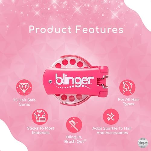 Blinger Gem Stamper tool for easy, safe hair embellishments.