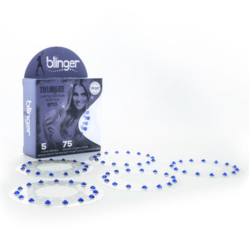 Blinger era-inspired crystal palette adds bold color accents for concerts.