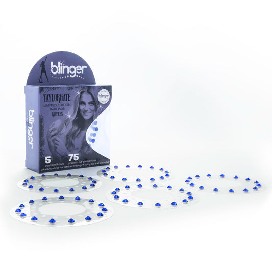 Blinger era-inspired crystal palette adds bold color accents for concerts.