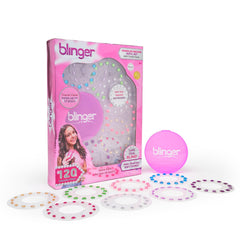 Blinger Gem Stamper compatibility keeps design simple for mess-free, colorful fashions.