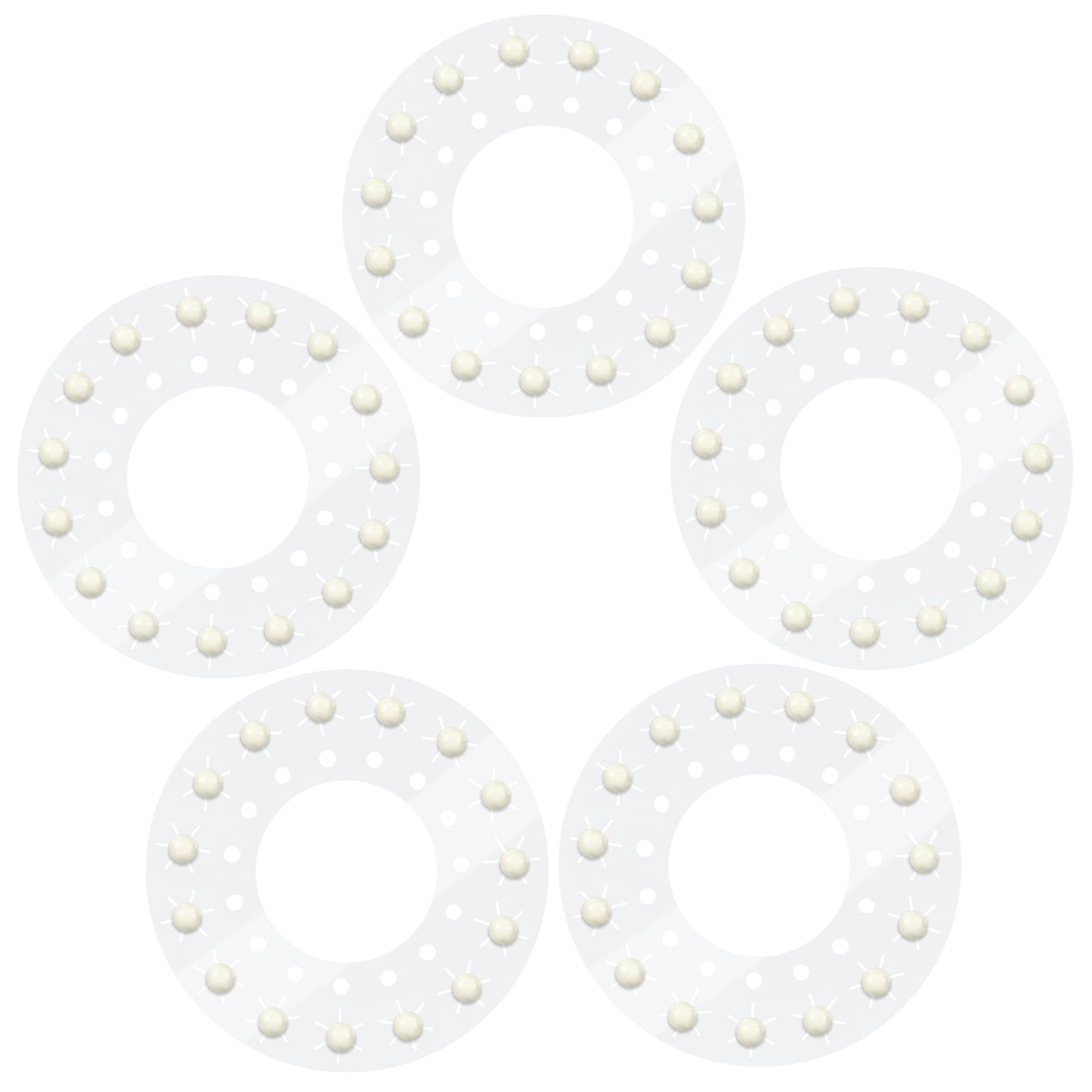 blinger Ivory Cream Pearls 5mm crystals add flawless accessory sparkle