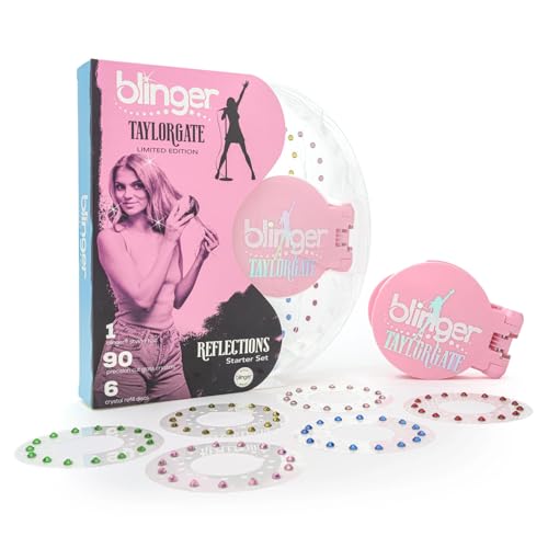 blinger Reflections 90-crystal pack shows crystals in six color discs for versatile looks