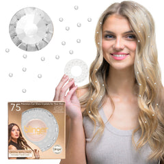 Blinger Shimmer Crystal refill with 75 crystals for hair glam