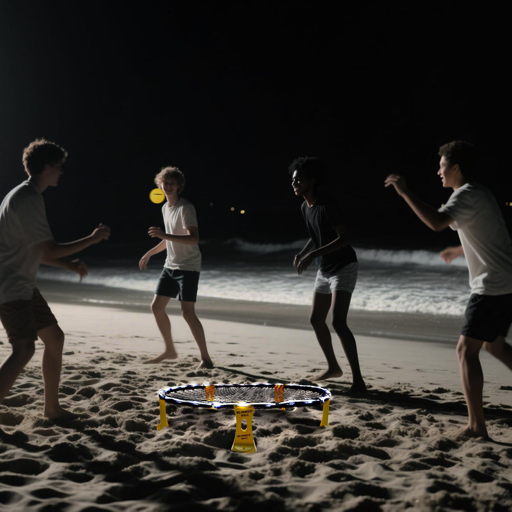 Blinngo all-in-one set includes balls, nets, and tools.