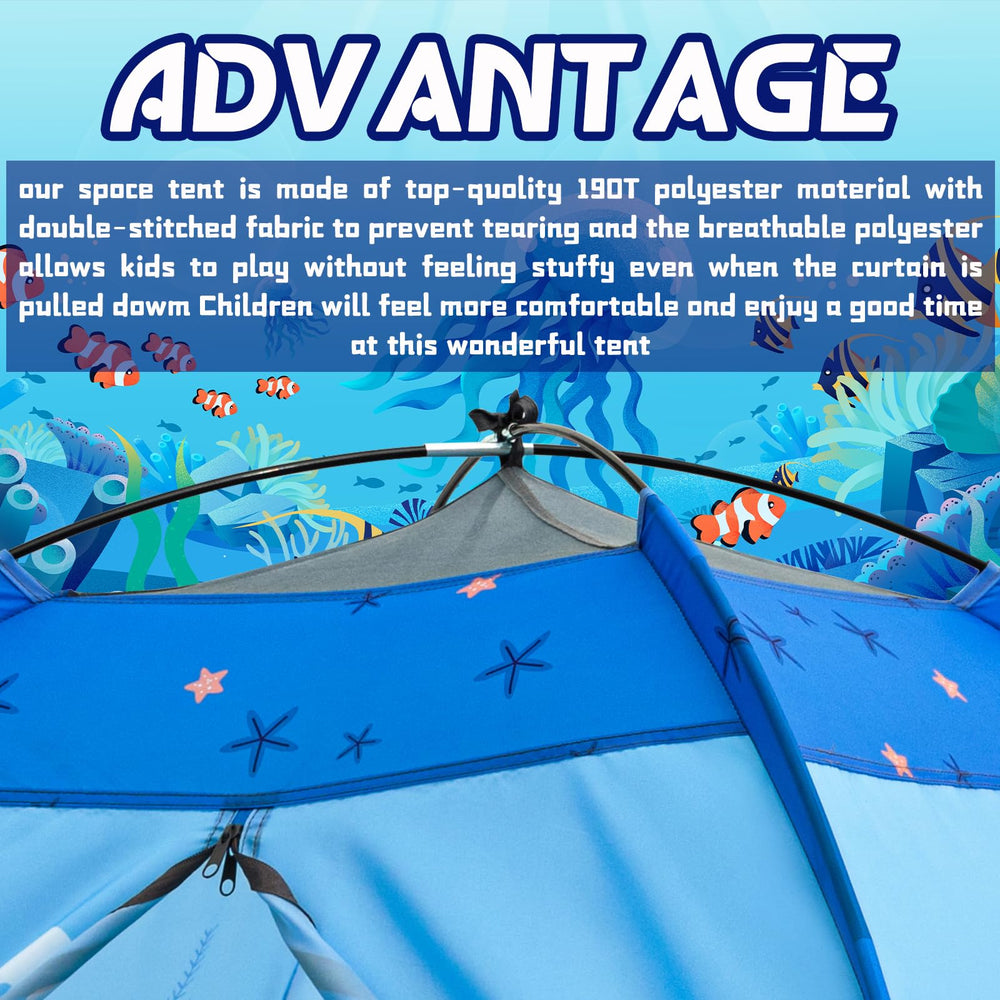 BLINWORLD Undersea World Play Tent space theme sparks adventures.