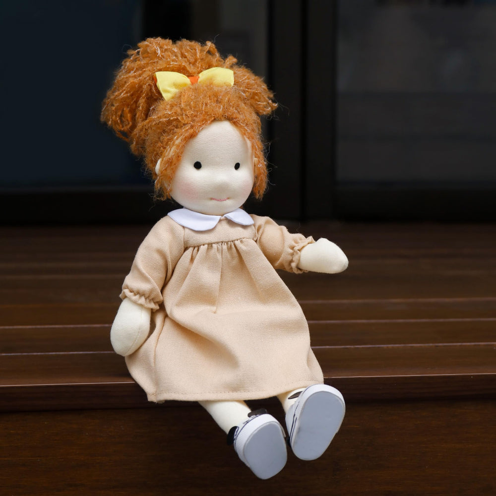 BlissfulPixie Ada with small white bear for friendship play