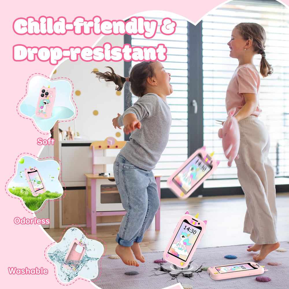 BLKE Max Kids Phone durable ABS body withstands active outdoor use.
