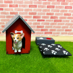 blminiatures feeding bowls create a realistic pet feeding area