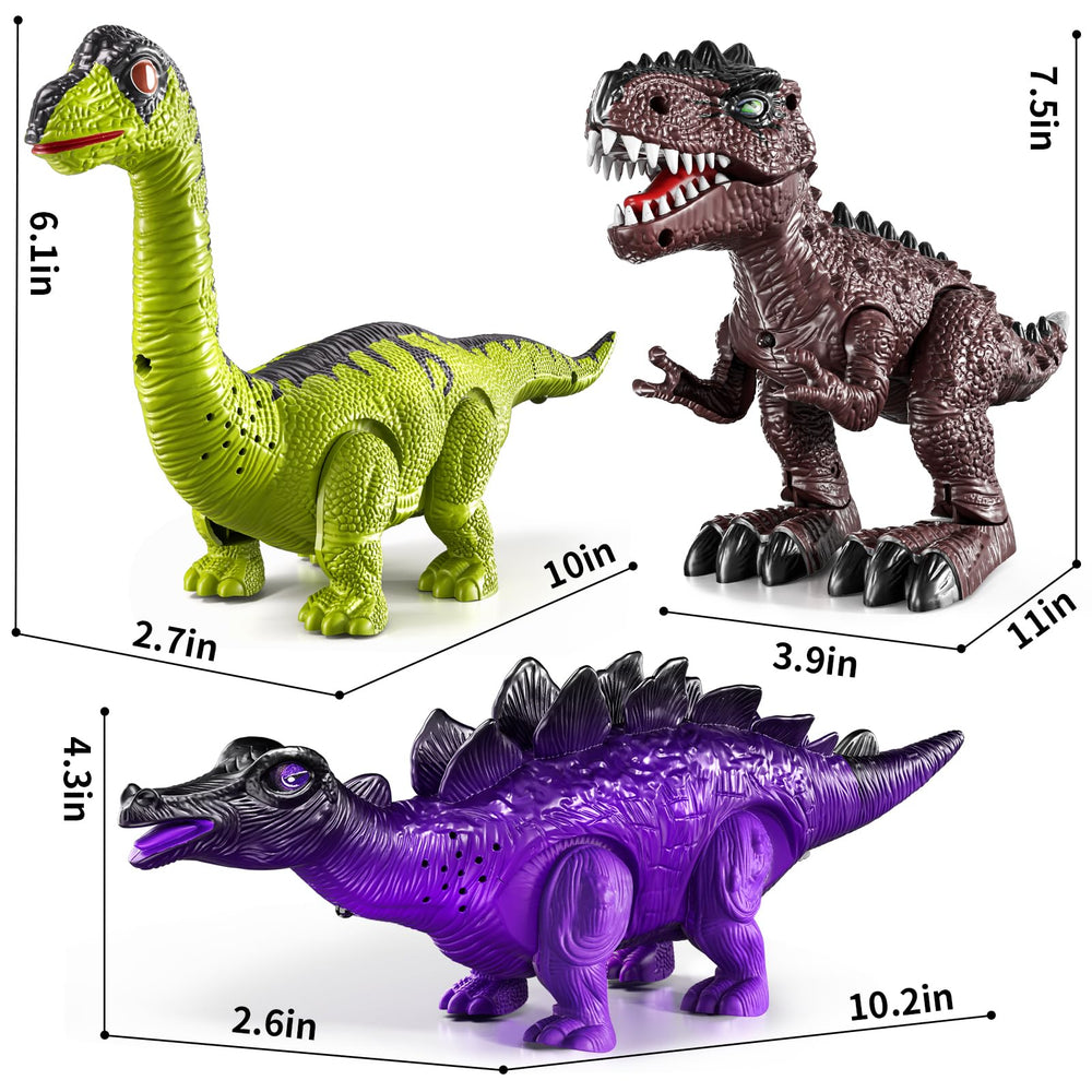 BLmukce Brachiosaurus walking dinosaur toy with gentle giant movement for imaginative play