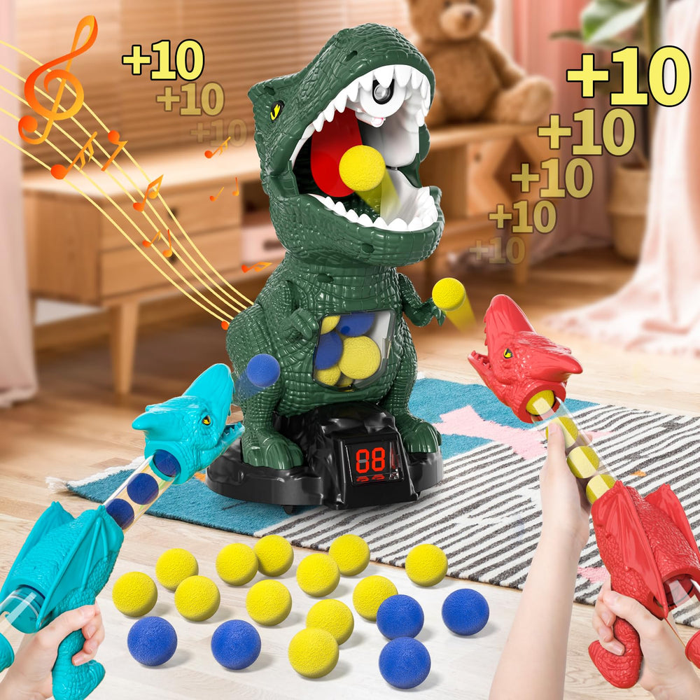 BLmukce dinosaur target with LCD score display for competitive play